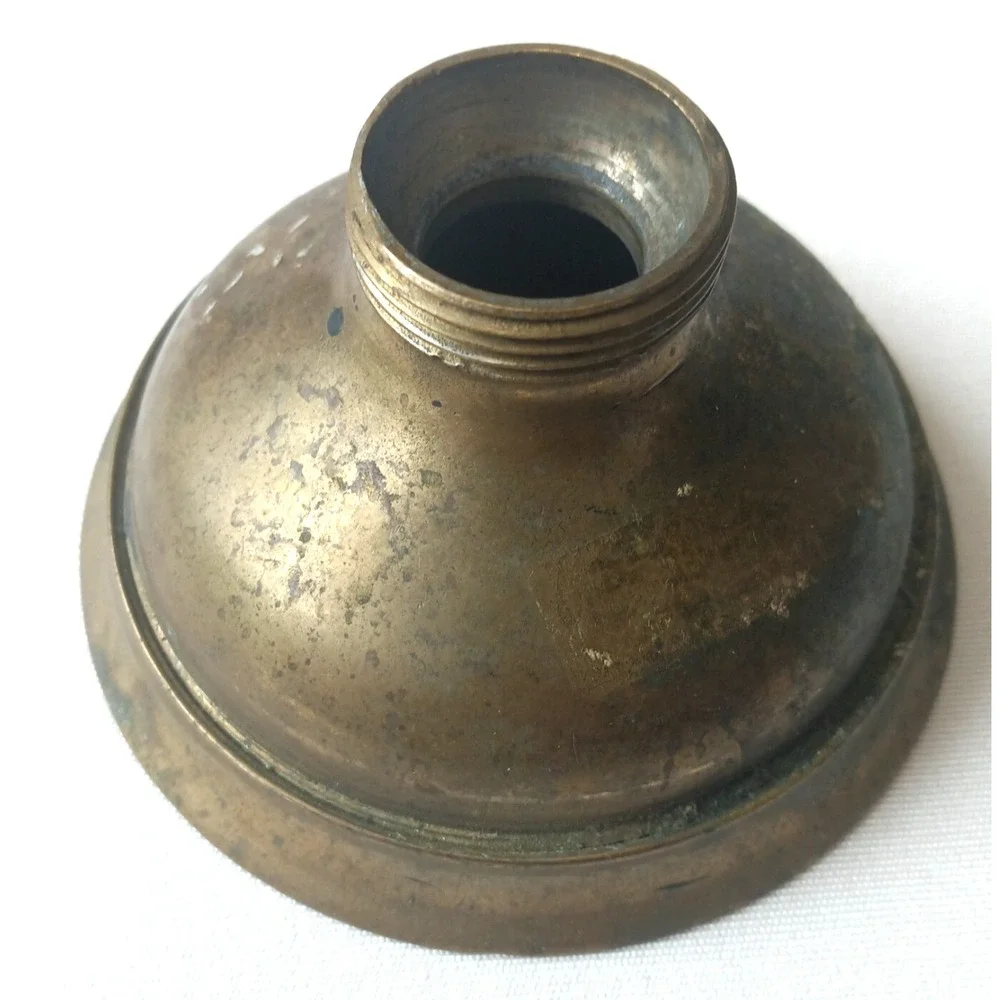 VTG Antique Republic Brass Victorian Shower Head 4